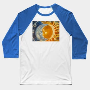 Sun and moon kissing Baseball T-Shirt